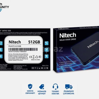 اس اس دی نیتک SSD NITECH 512GB 2.5 SATA (NIT2.5-512GB)
